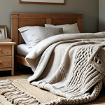 **Image Prompt:** "Cozy Dutch bedroom interior. Soft, natural textures: linen bedding, a chunky wool blanket, a plush rug beside the bed. Muted, calming colors. Gentle morning light."